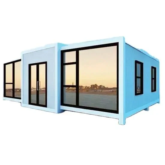 20FT 40FT 휴대용 모바일 조립식 홈 철강 조립식 모듈식 건물 접이식 확장형 컨테이너 하우스 판매